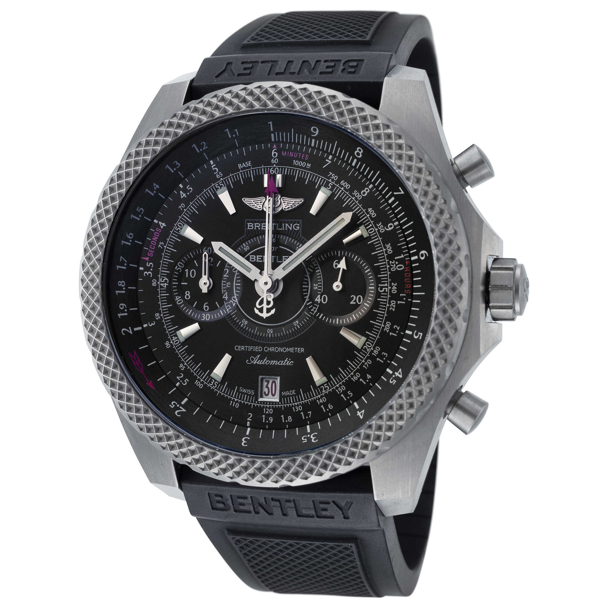 Front view of Breitling Bentley Supersports Light Body Men's Automatic Watch E2736522-BC63-220S