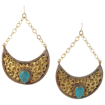 Front view of Devon Leigh Women's Earrings E3457