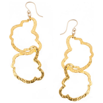 Front view of Devon Leigh Women's Earrings E3665