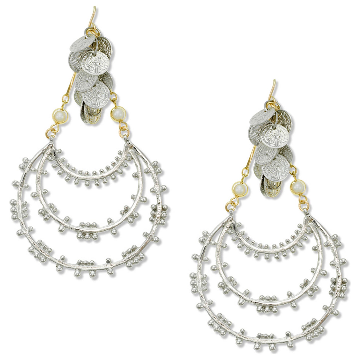 Front view of Devon Leigh Women's Earrings E3768