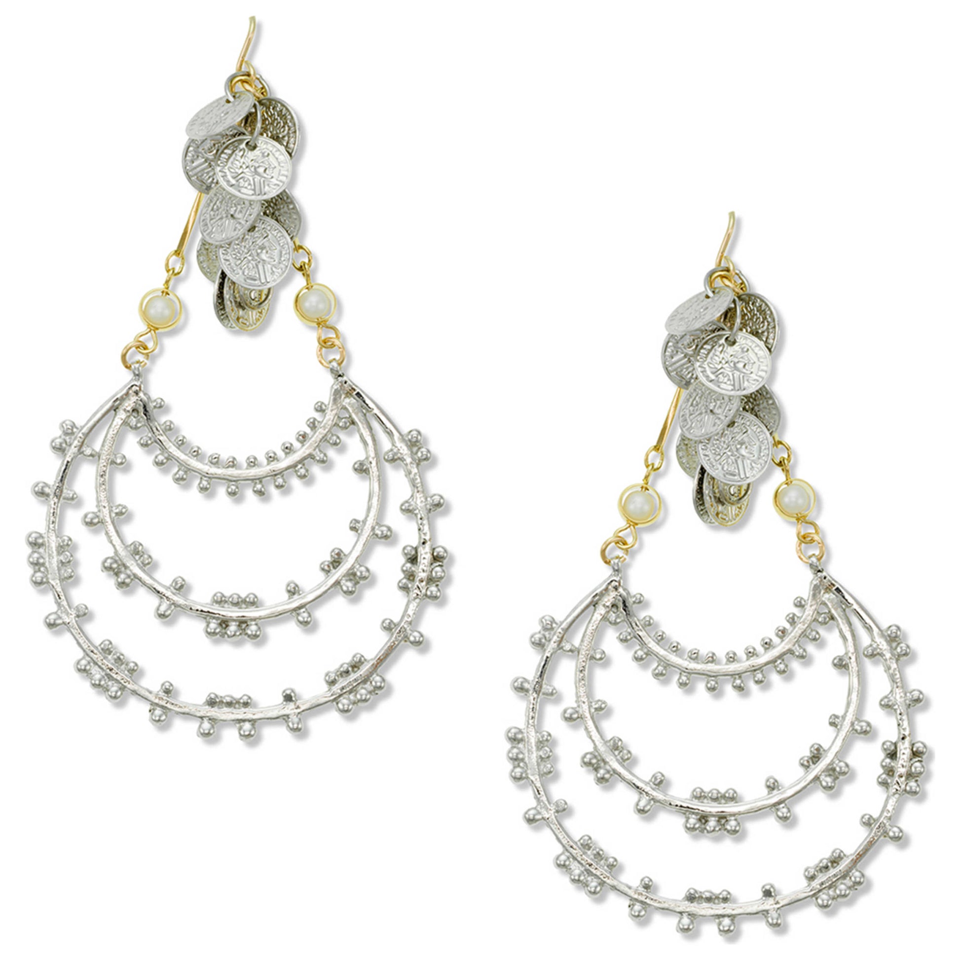 Front view of Devon Leigh Women's Earrings E3768