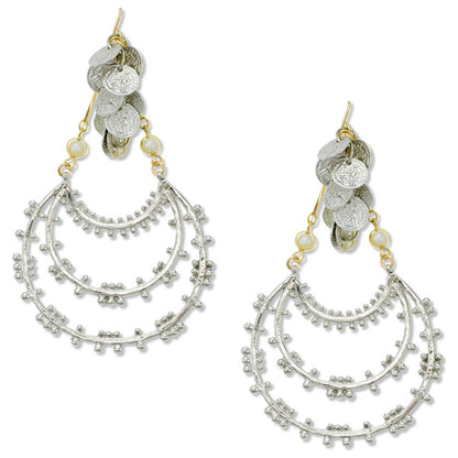Front view of Devon Leigh Women's Earrings E3768