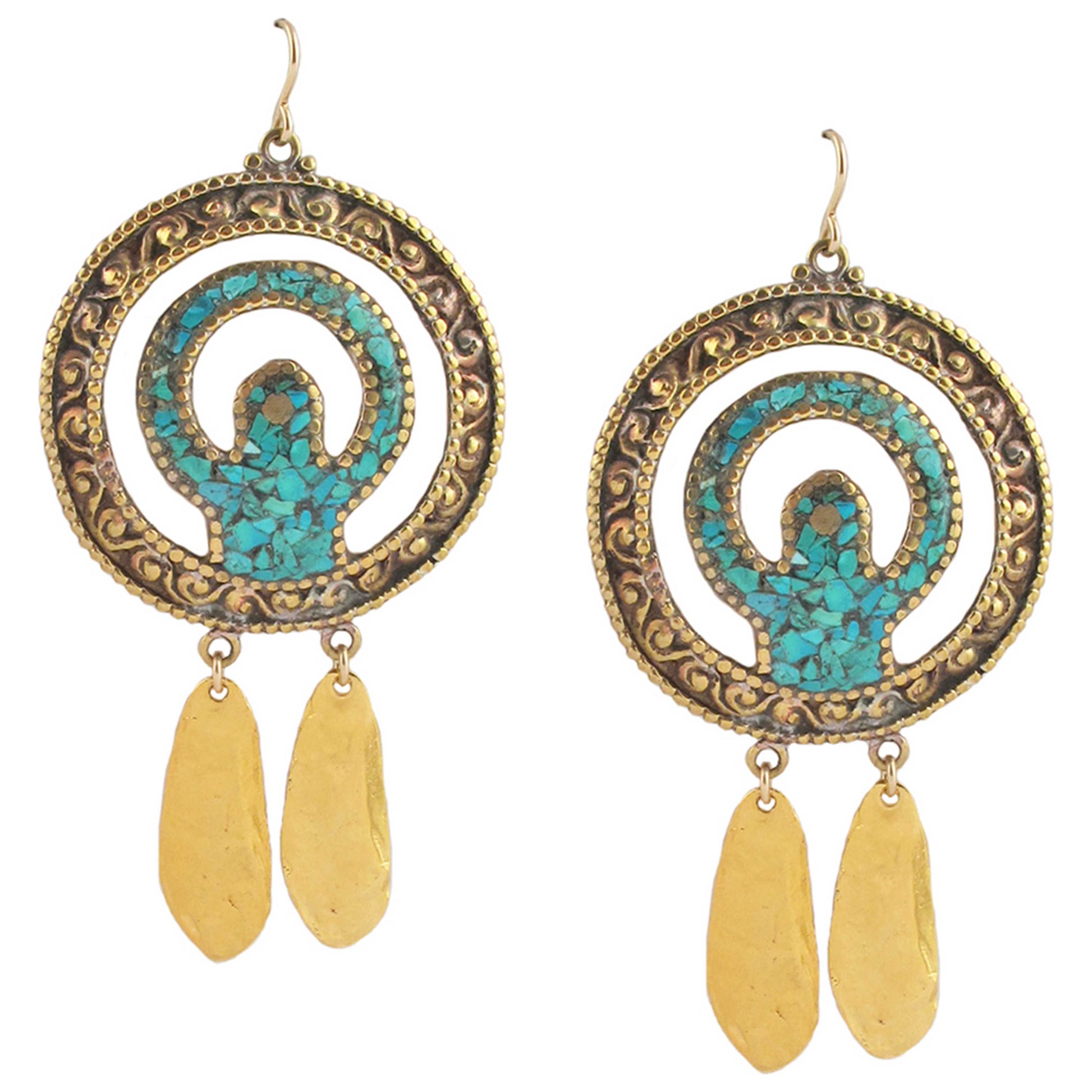 Front view of Devon Leigh Women's Earrings E3829