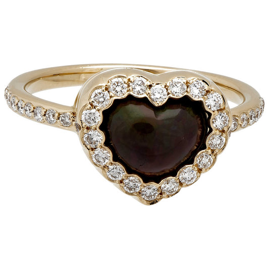 Front view of Dior Diamond Heart Women's Ring E710