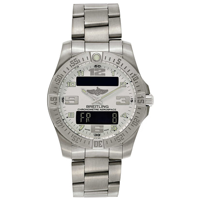 Front view of Breitling Professional Men's Swiss Quartz (Battery-Powered) Certified Chronometer Watch E793637V-G817-152E