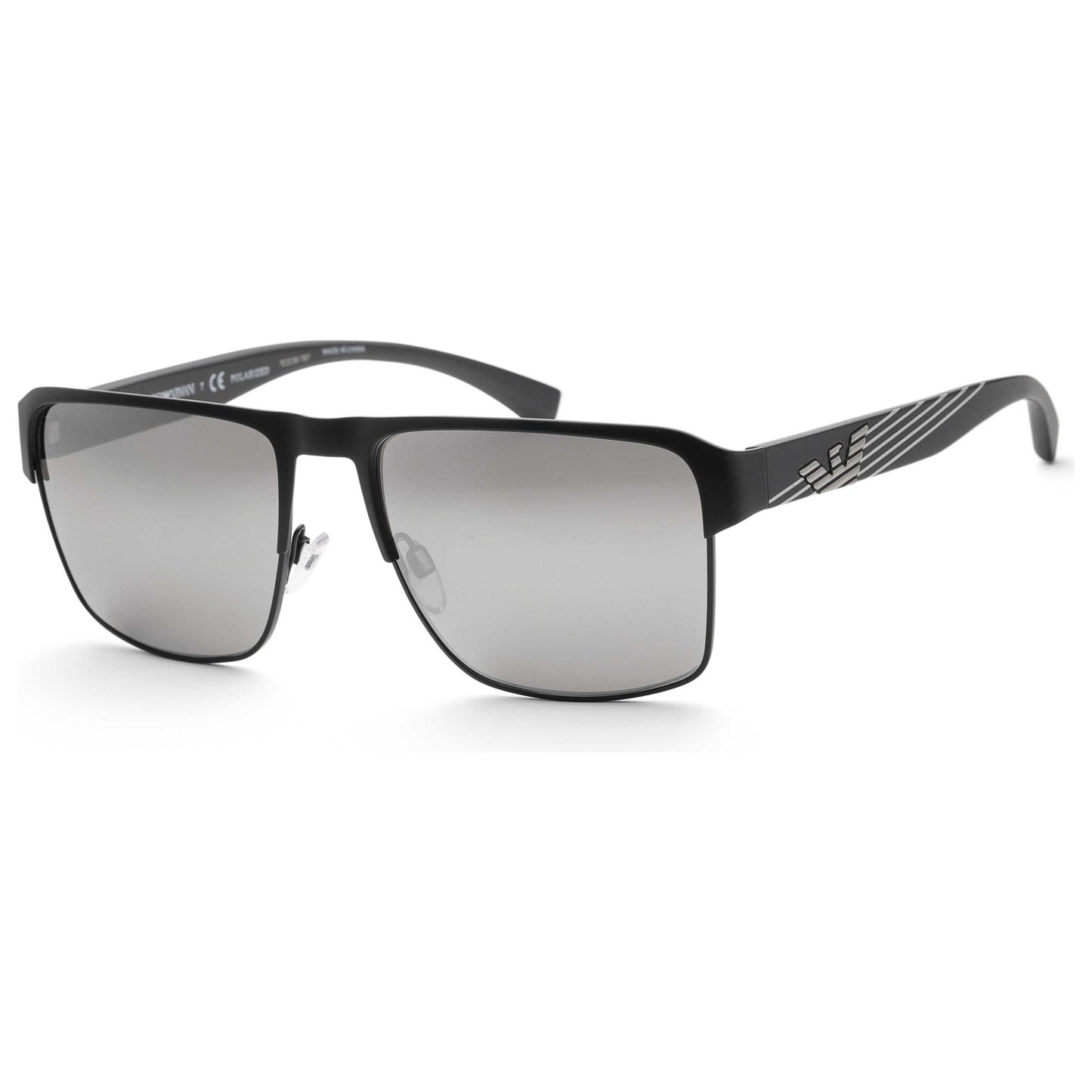 Front view of Emporio Armani Fashion Men's Sunglasses EA2066-3001Z3-57
