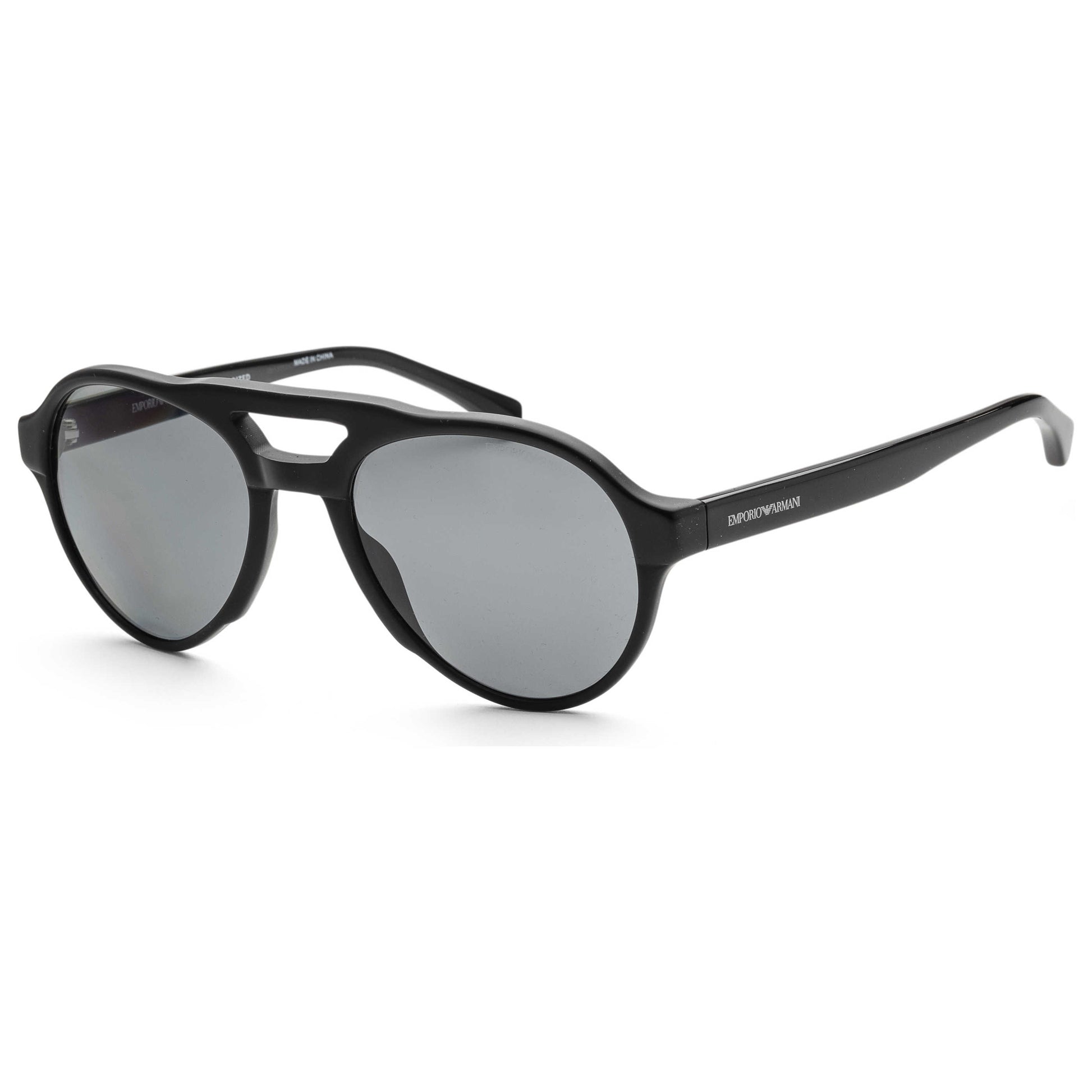 Front view of Emporio Armani Fashion Men's Sunglasses EA4128-501781-54