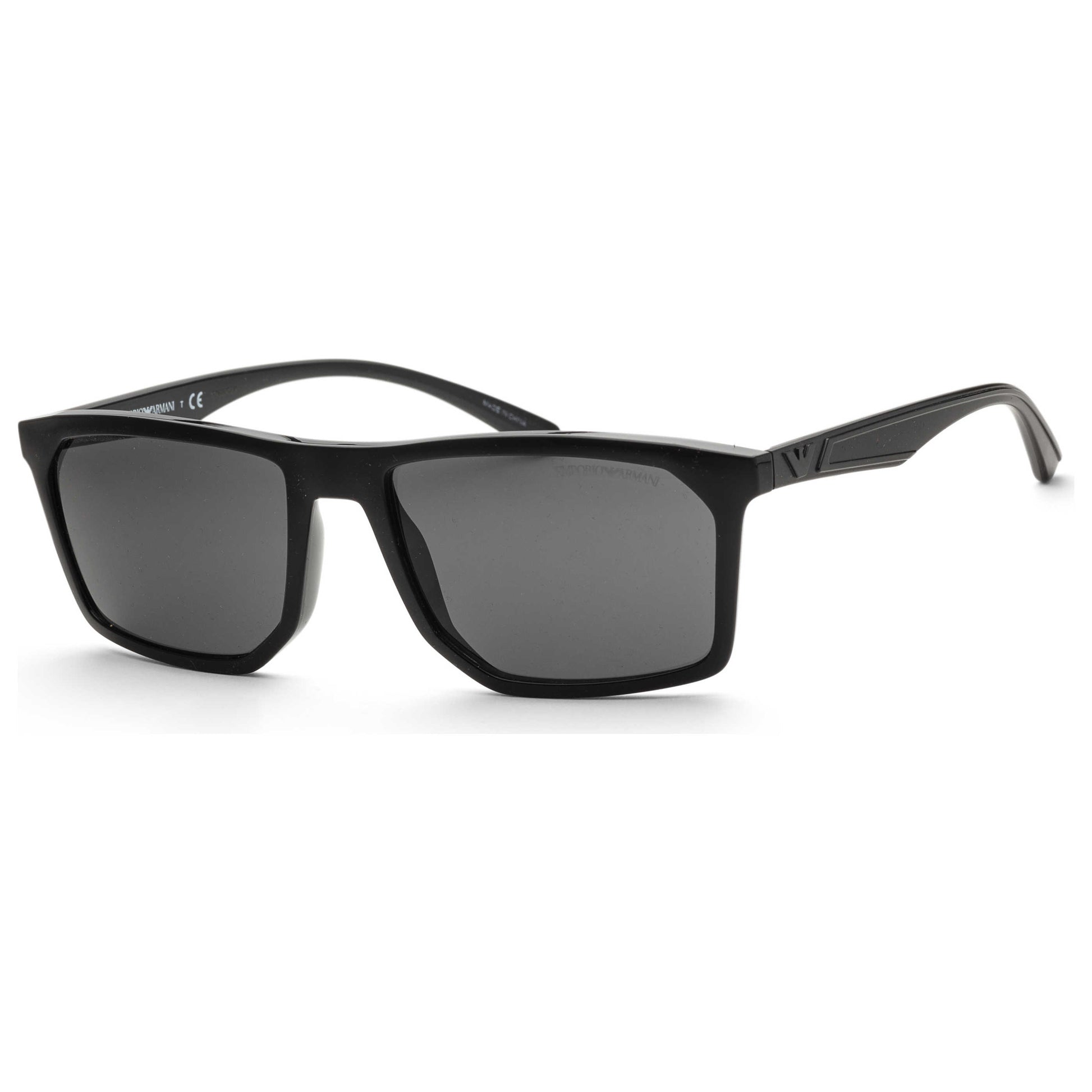 Front view of Emporio Armani Fashion Men's Sunglasses EA4164-501787-57