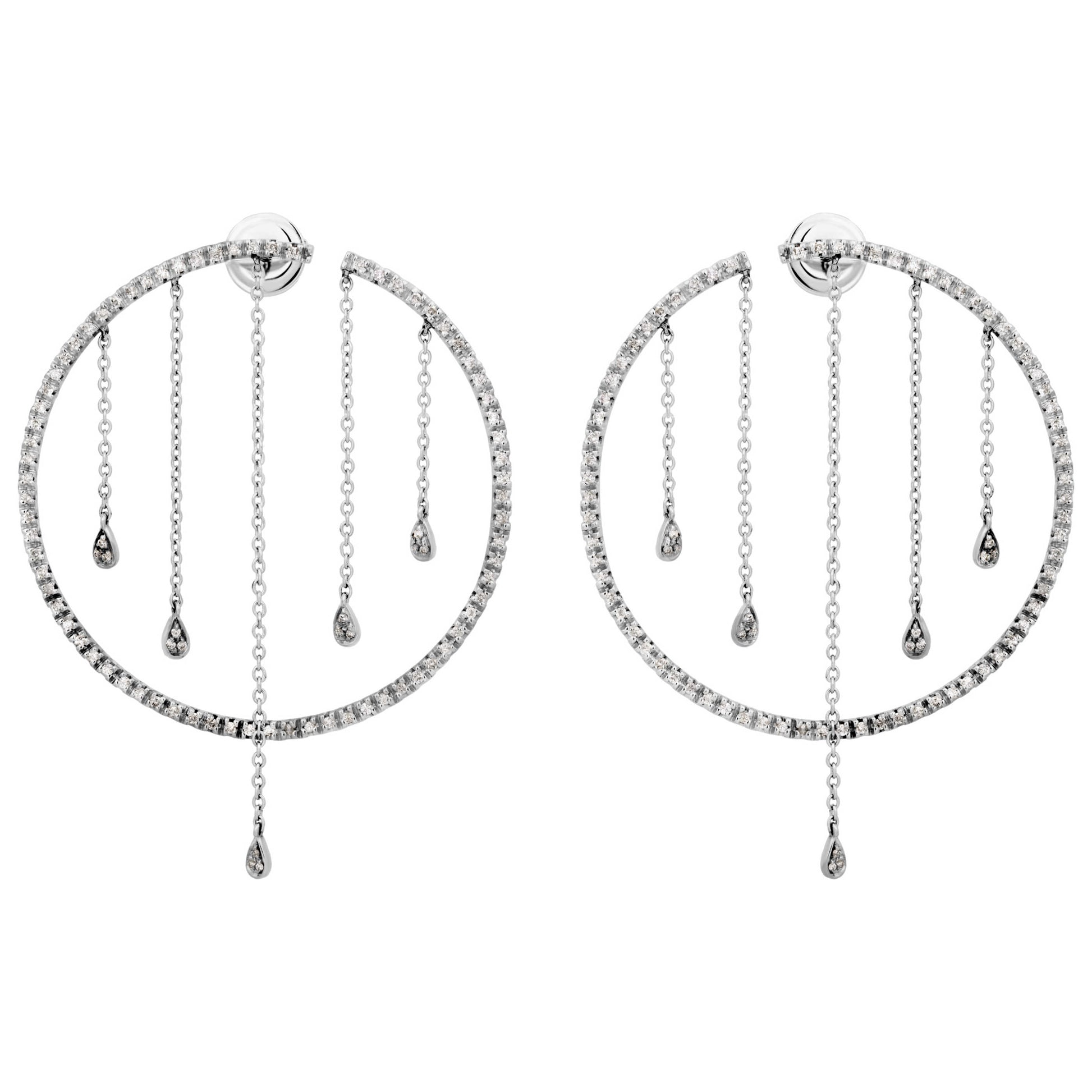 Front view of Piero Milano Elegant Women's Earrings EADI-102233-46