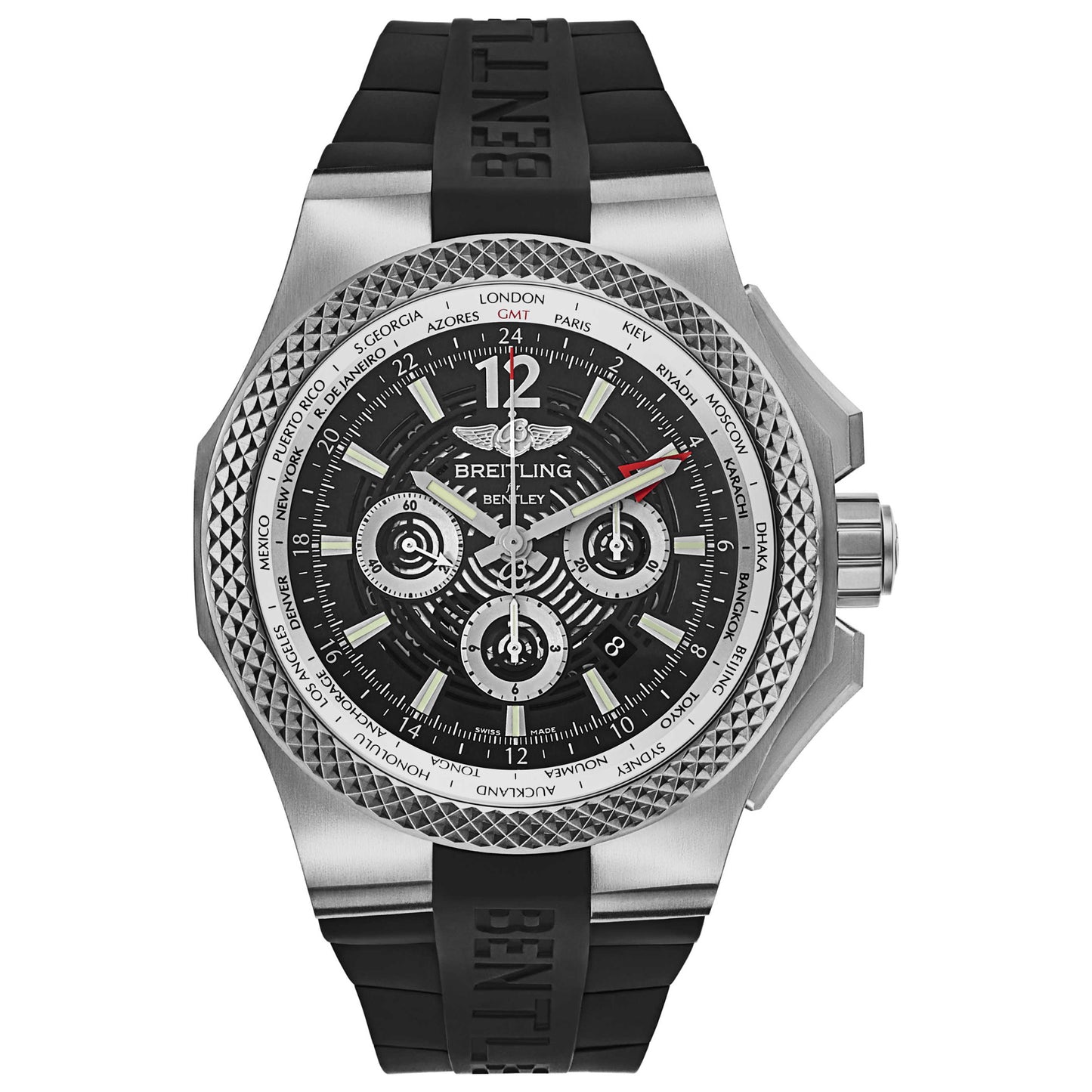 Front view of Breitling Bentley Men's Automatic Watch EB043210-BD23-222S