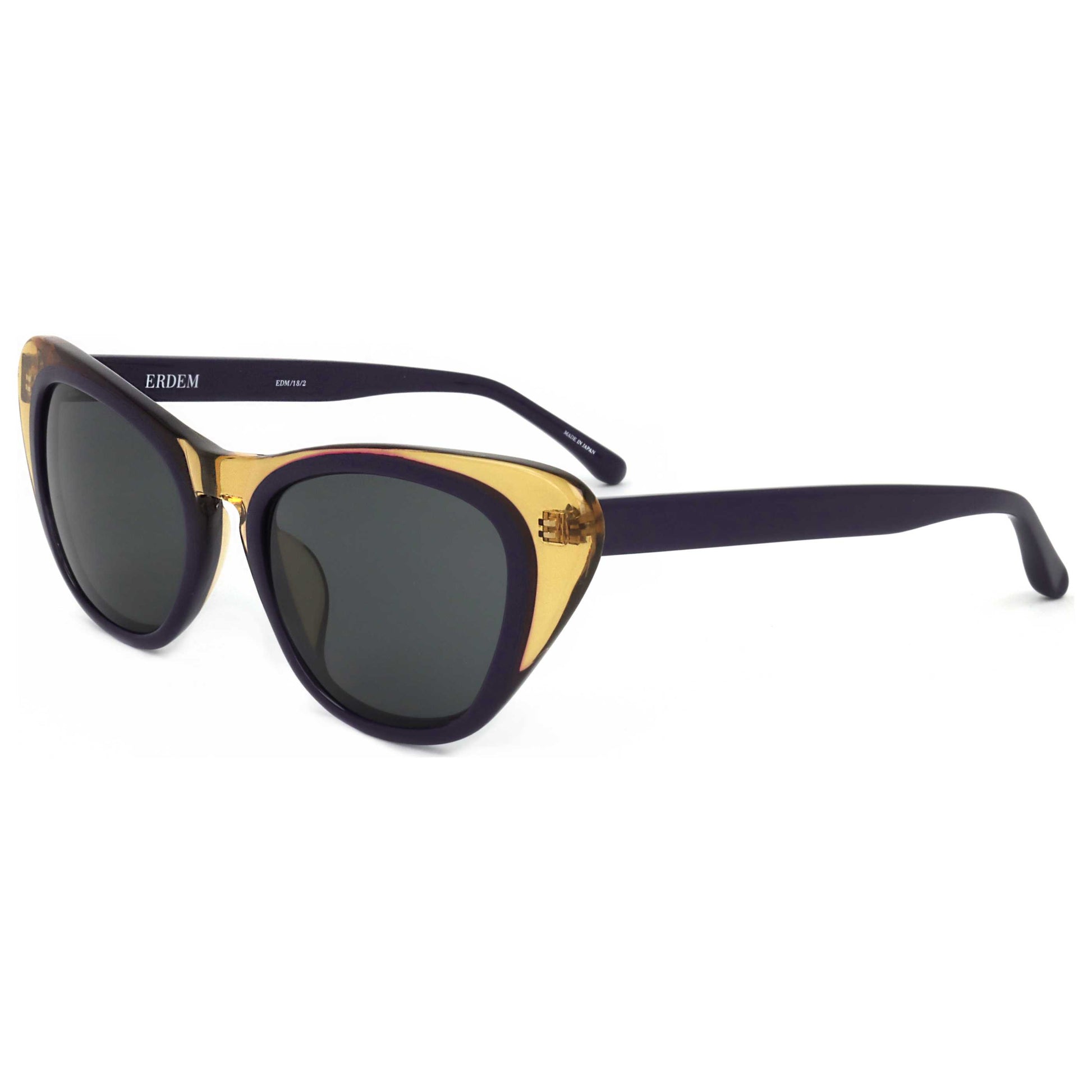 Front view of Linda Farrow Erdem Women's Sunglasses EDM18-C2-52