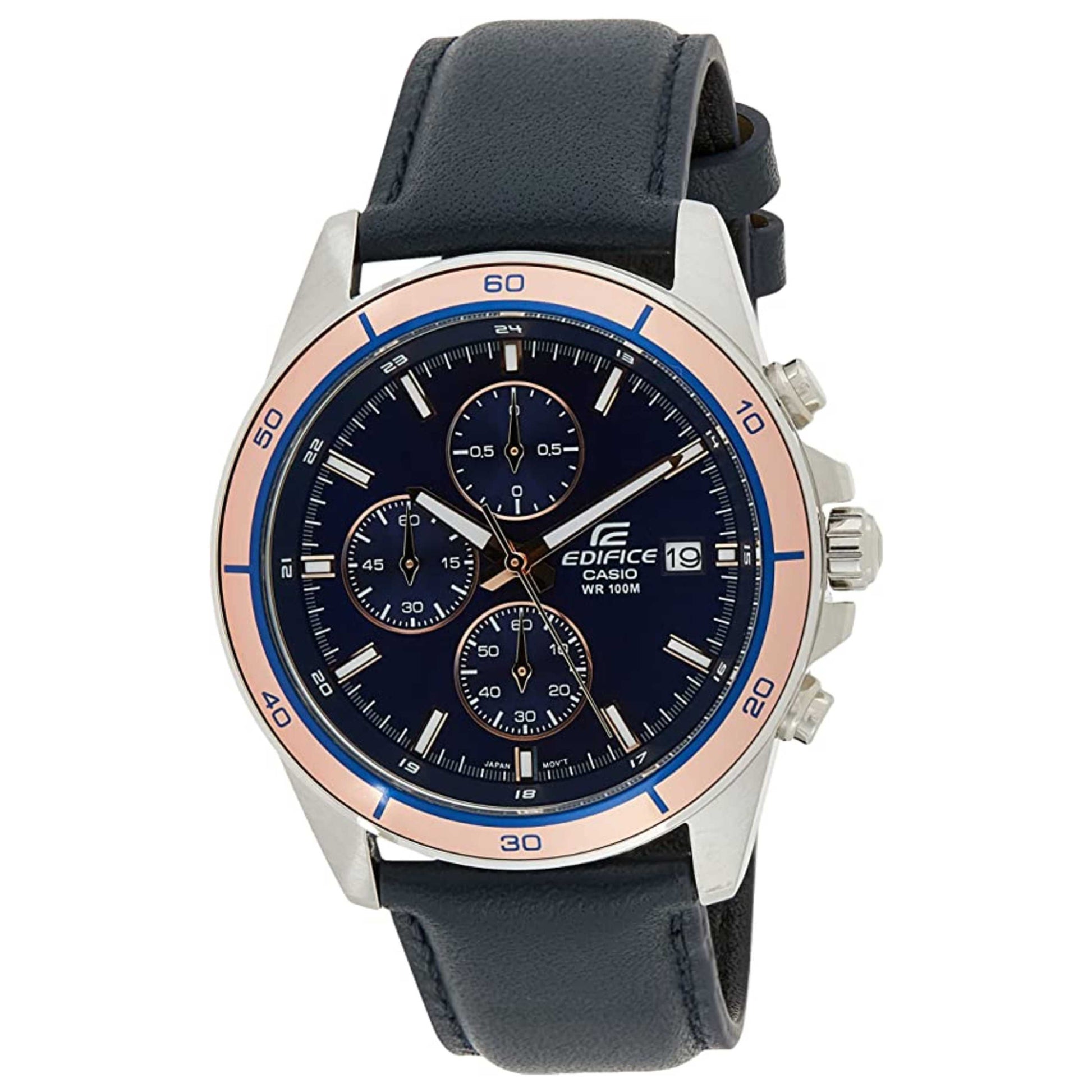 Front view of Casio Edifice Men's Quartz Watch EFR-526L-2AVUDF