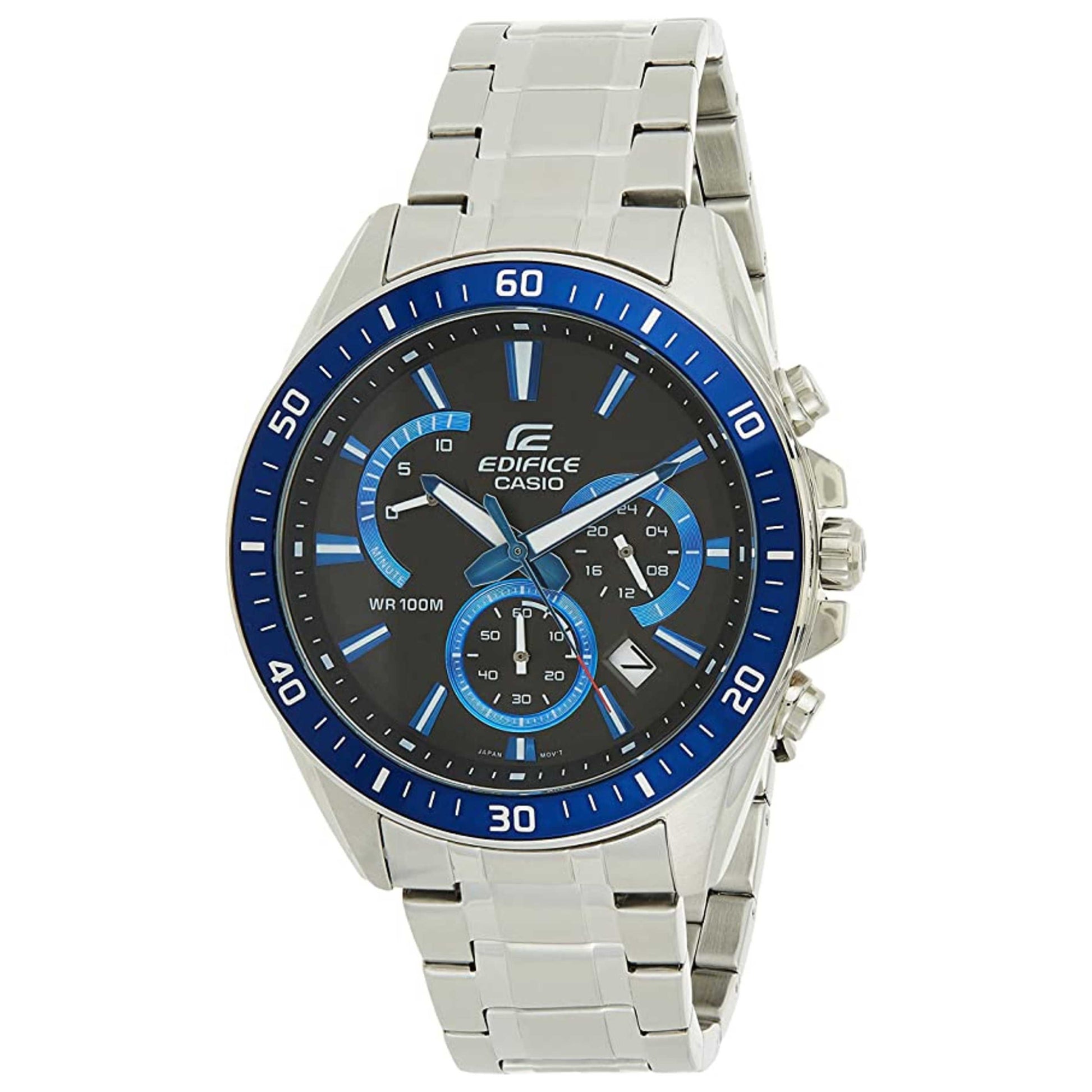 Front view of Casio Edifice Men's Quartz Watch EFR-552D-1A2VUDF