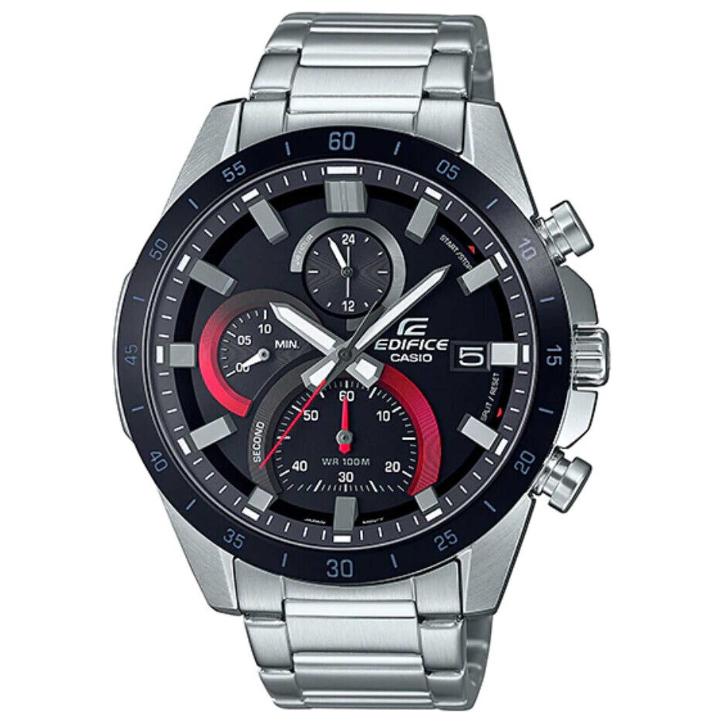 Front view of Casio Edifice Men's Quartz Watch EFR-571DB-1A1VUDF