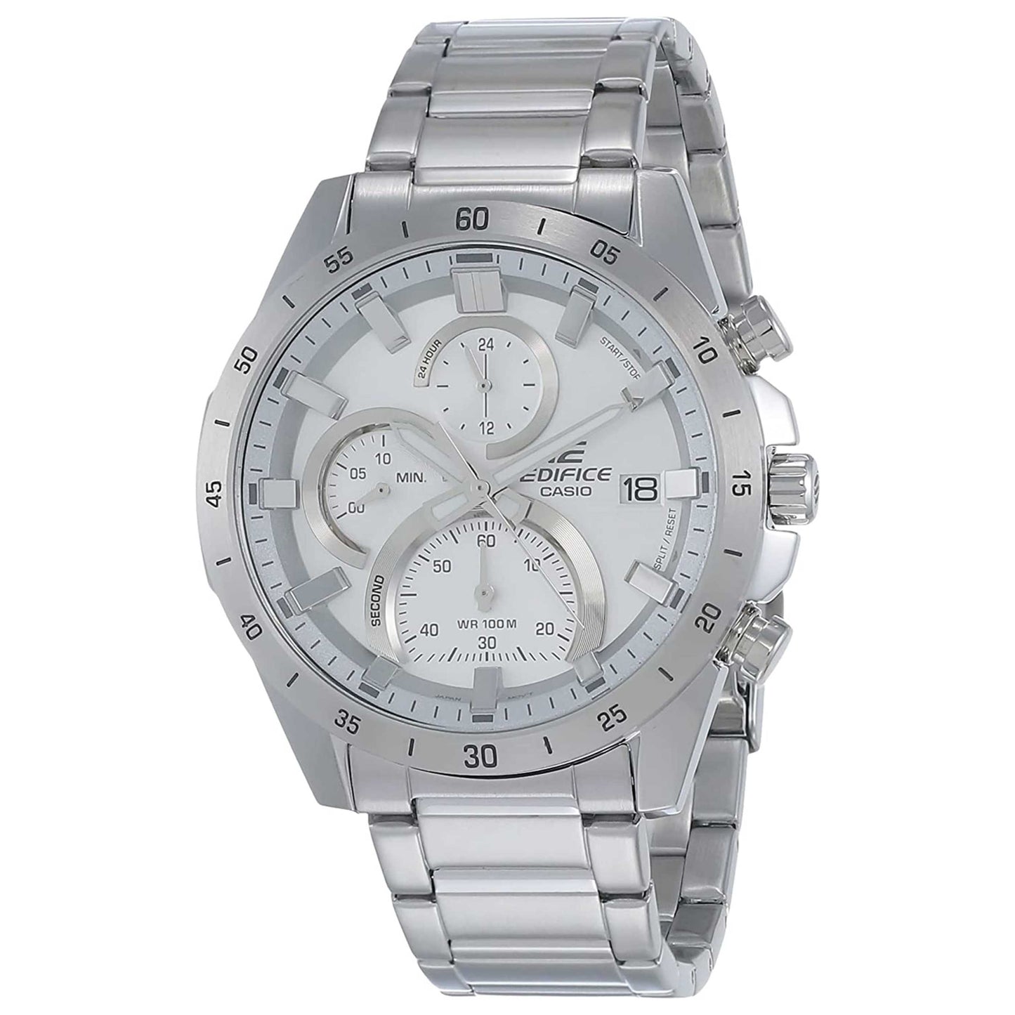 Front view of Casio Edifice Men's Quartz Watch EFR-571MD-8AVUDF