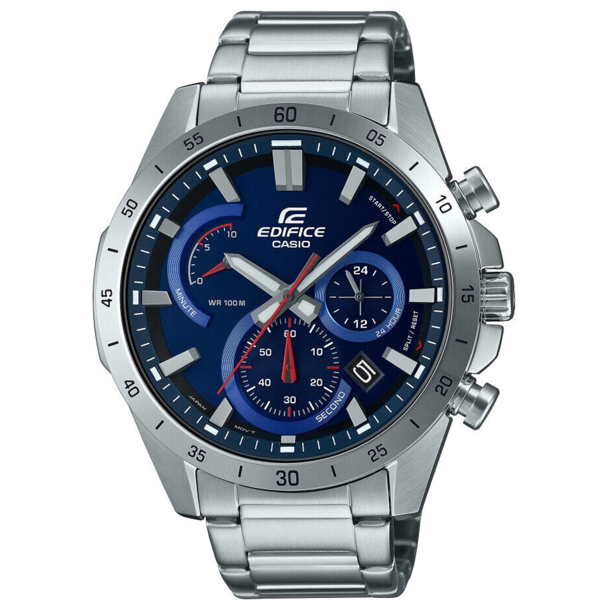 Front view of Casio Edifice Men's Quartz Watch EFR-573D-2AVUDF