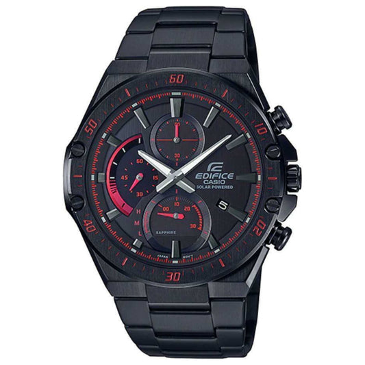 Front view of Casio Edifice Men's Solar Watch EFS-S560DC-1AVUDF