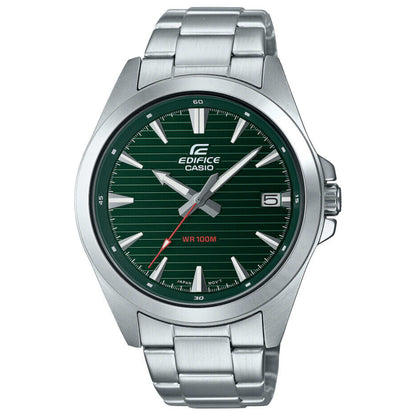 Front view of Casio Edifice Men's Quartz Watch EFV-140D-3AVUDF