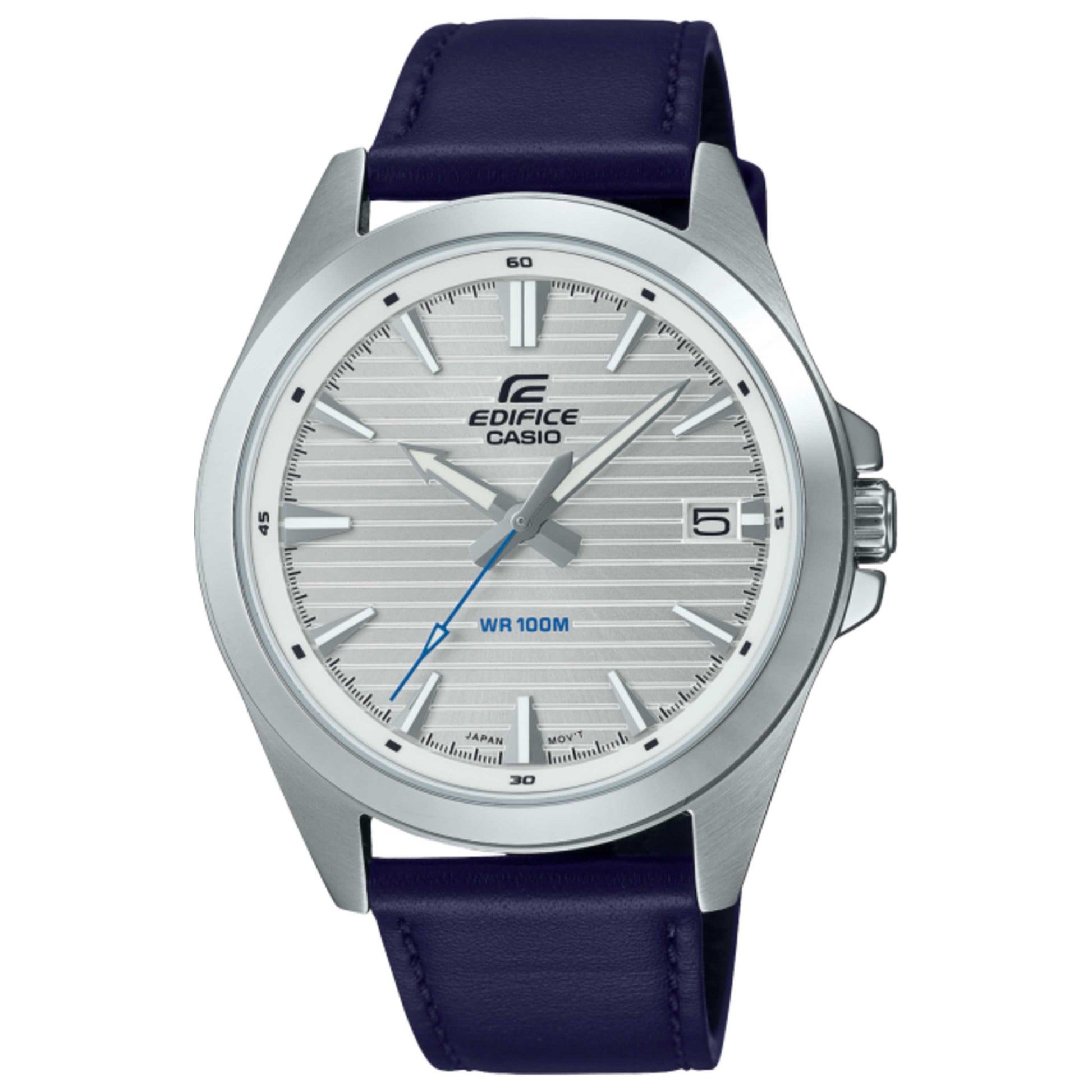 Front view of Casio Edifice Men's Quartz Watch EFV-140L-7AVUDF