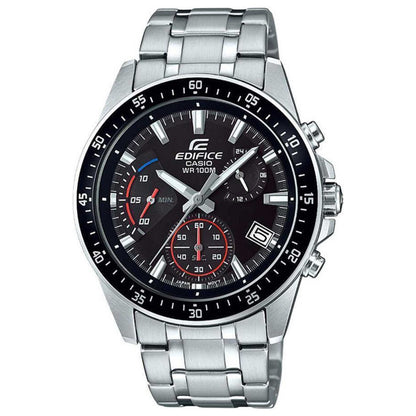Front view of Casio Edifice Men's Quartz Watch EFV-540D-1AVUDF