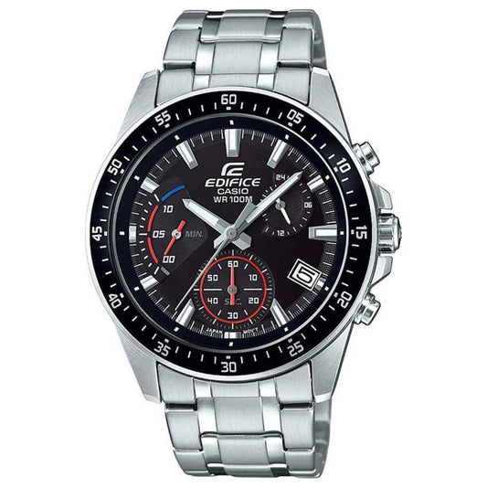 Front view of Casio Edifice Men's Quartz Watch EFV-540D-1AVUDF