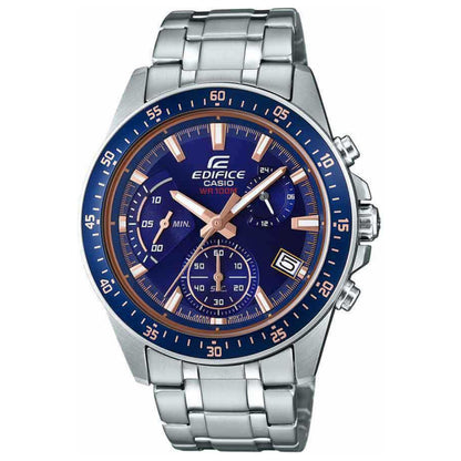 Front view of Casio Edifice Men's Quartz Watch EFV-540D-2AVUDF