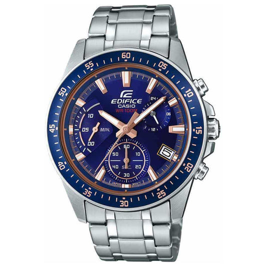 Front view of Casio Edifice Men's Quartz Watch EFV-540D-2AVUDF