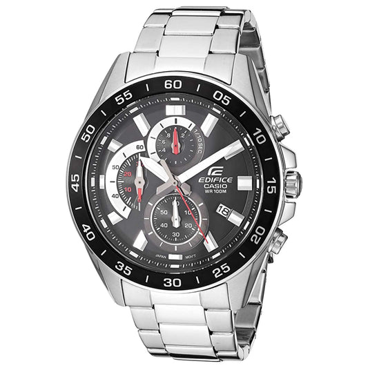 Front view of Casio Edifice Men's Quartz Watch EFV-550D-1AVUDF