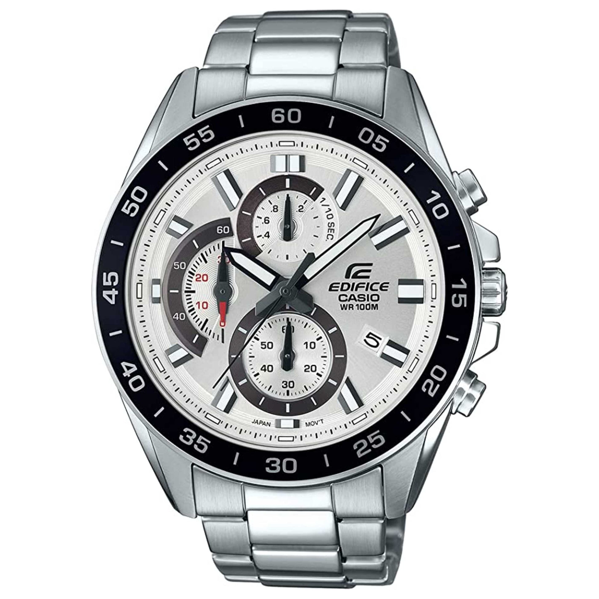 Front view of Casio Edifice Men's Quartz Watch EFV-550D-7AVUDF