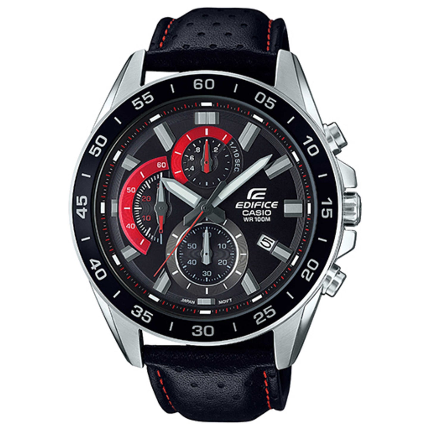 Front view of Casio Edifice Men's Quartz Watch EFV-550L-1AVUDF