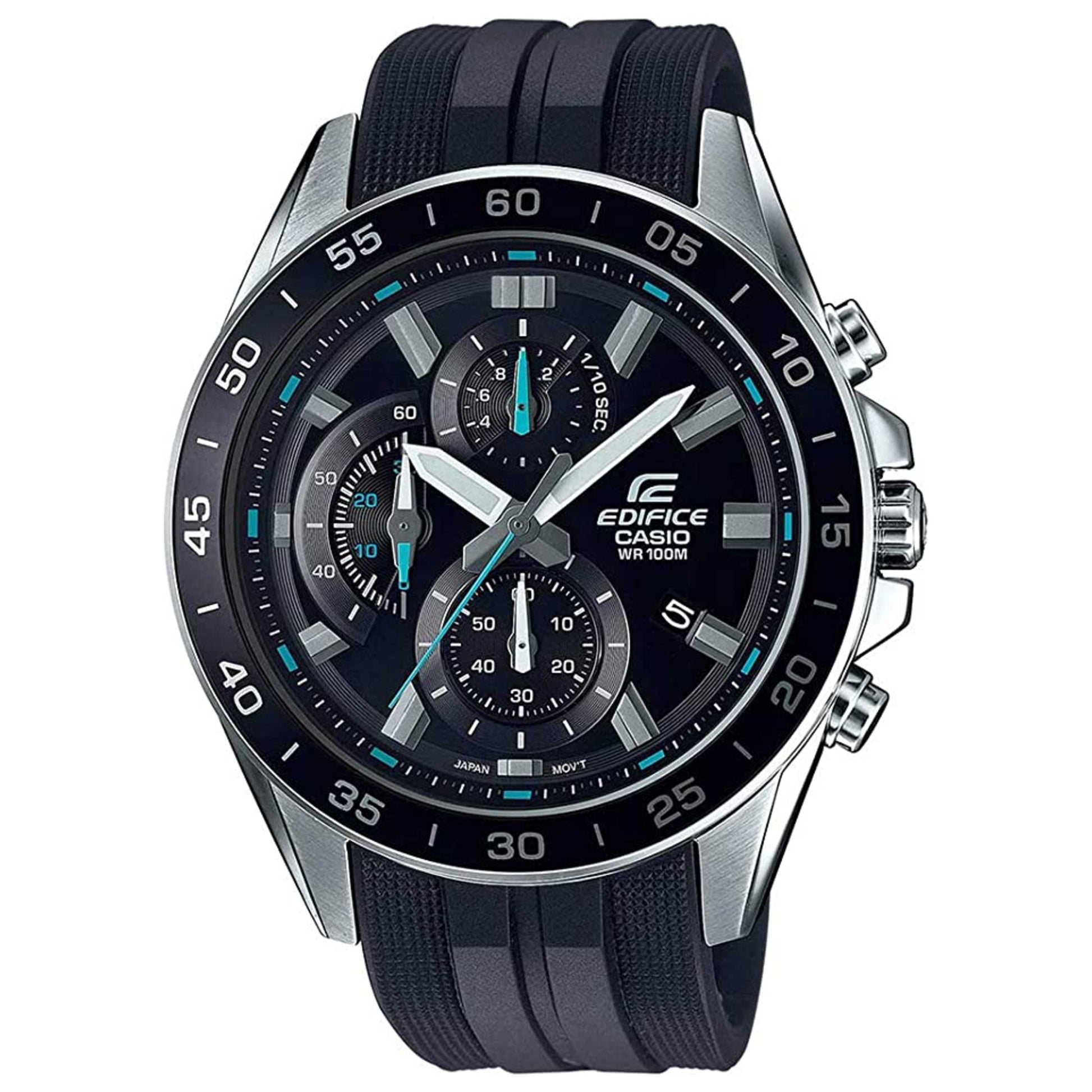 Front view of Casio Edifice Men's Quartz Watch EFV-550P-1AVUDF