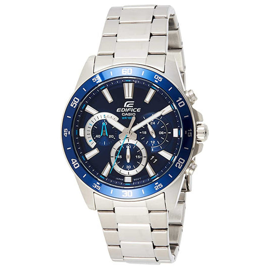 Front view of Casio Edifice Men's Quartz Watch EFV-570D-2AVUDF