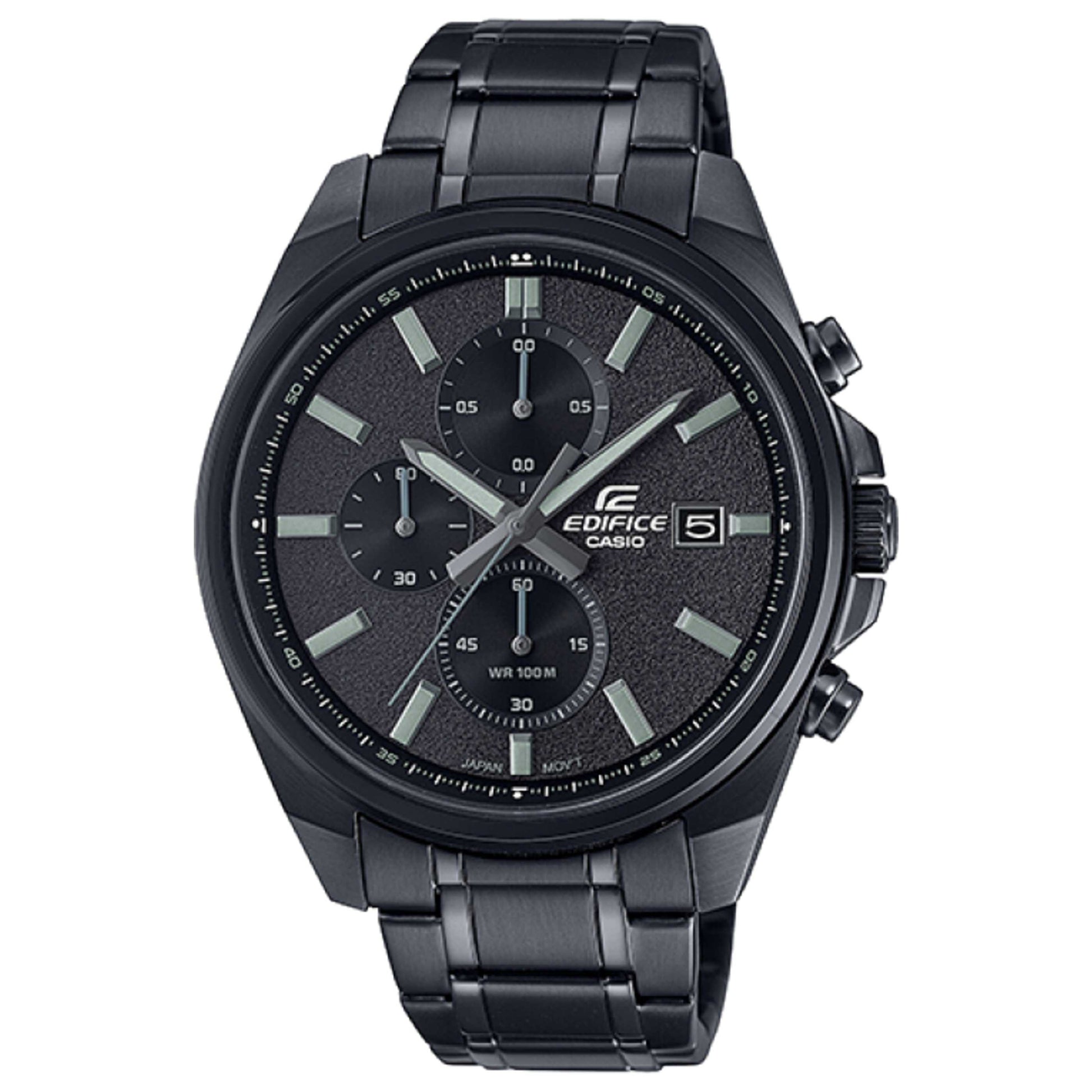 Front view of Casio Edifice Men's Quartz Watch EFV-610DC-1AVUDF