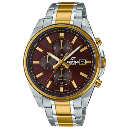 Front view of Casio Edifice Men's Quartz Watch EFV-610SG-5AVUDF