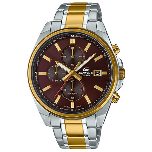 Front view of Casio Edifice Men's Quartz Watch EFV-610SG-5AVUDF
