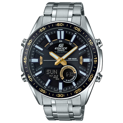 Front view of Casio Edifice Men's Quartz Watch EFV-C100D-1BVDF