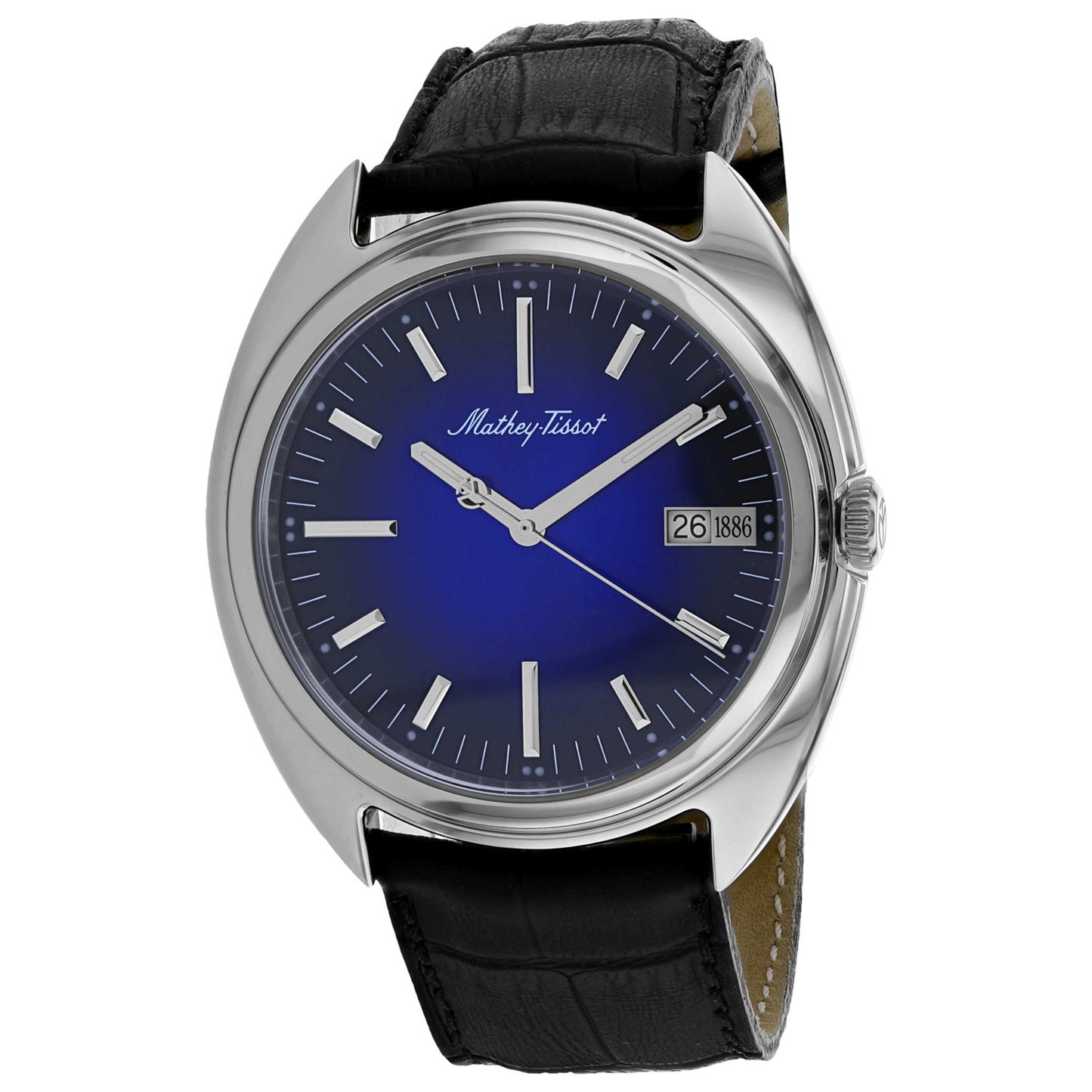 Front view of Mathey Tissot Classic Men's Quartz Watch EG1886ABU