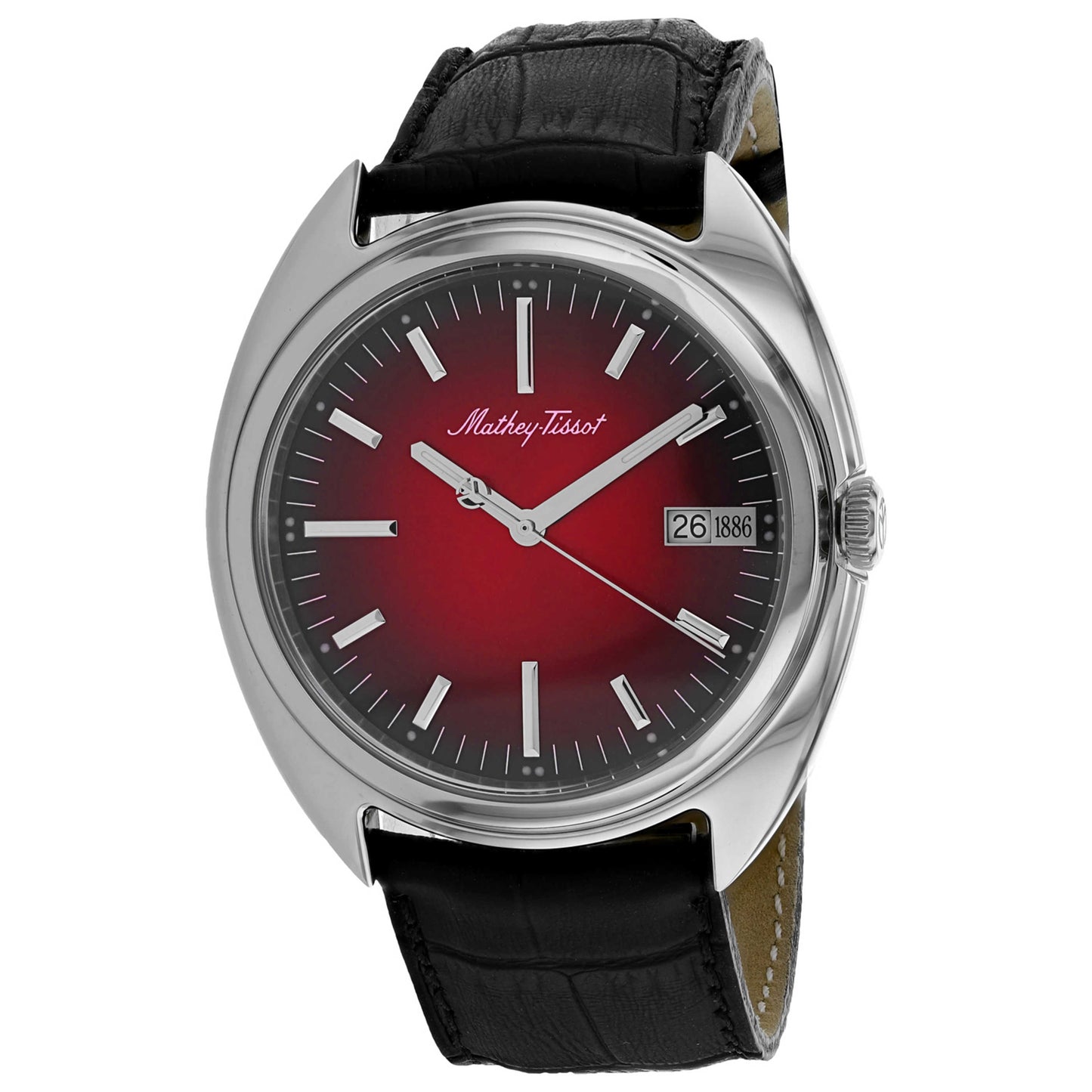 Front view of Mathey Tissot Classic Men's Quartz Watch EG1886AR