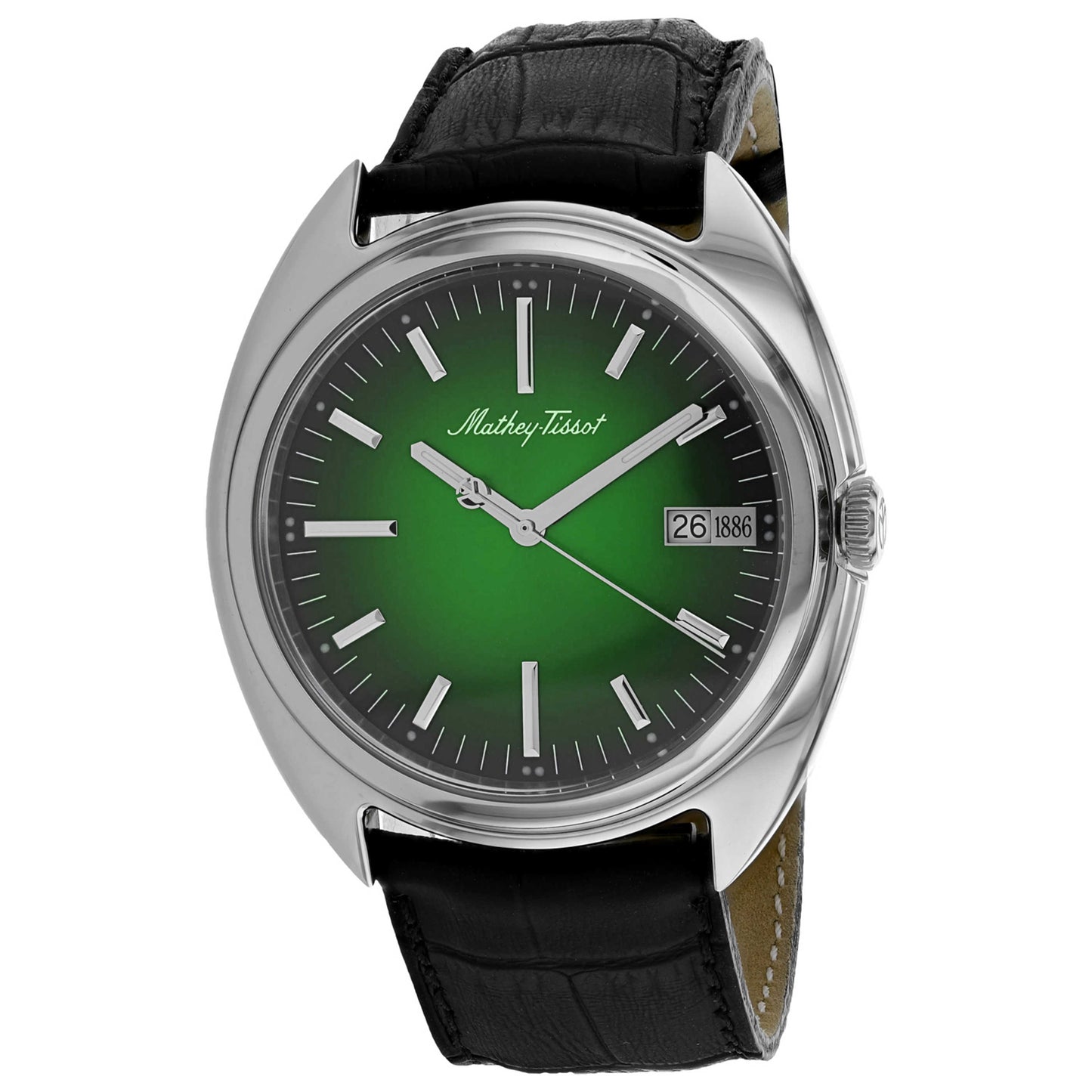Front view of Mathey Tissot Classic Men's Quartz Watch EG1886AV