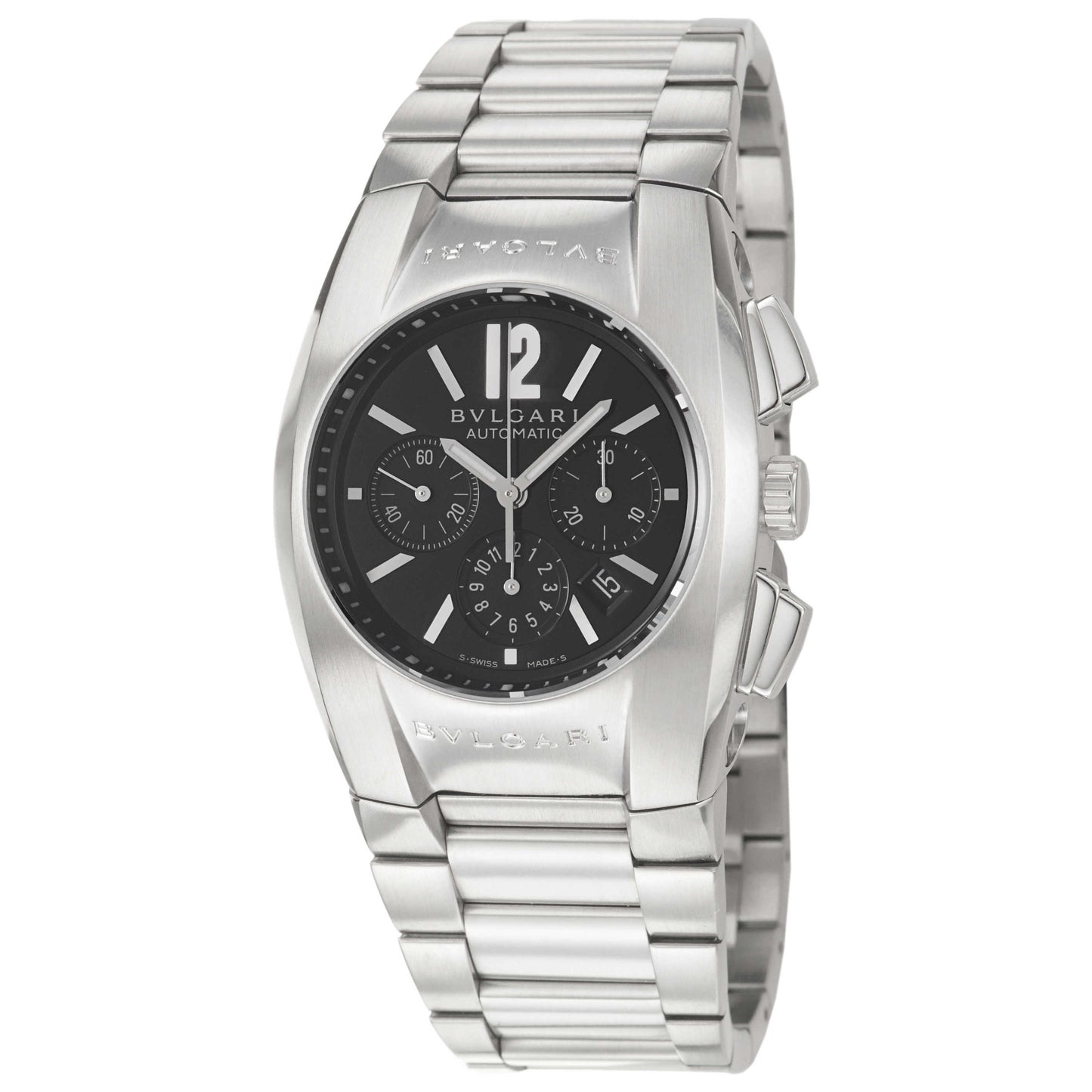 Front view of Bulgari Ergon Men's Automatic Watch EG35BSSDCH