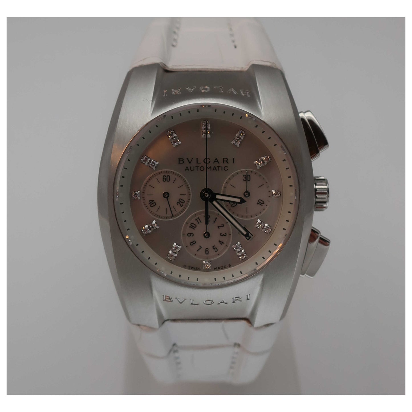 Front view of Bulgari Ergon Women's Automatic Watch EG35WSLDCH-12-SD