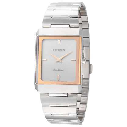 Front view of Citizen Stiletto Unisex Solar Powered Quartz Eco-Drive Watch EG6016-58A