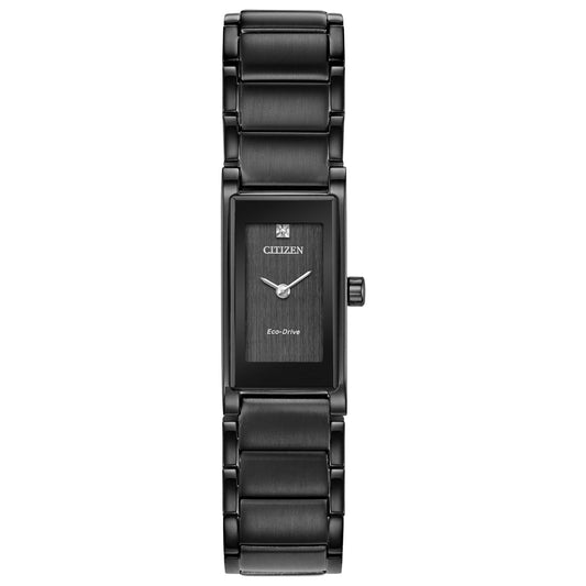 Front view of Citizen Axiom Women's Solar Watch EG7055-51E