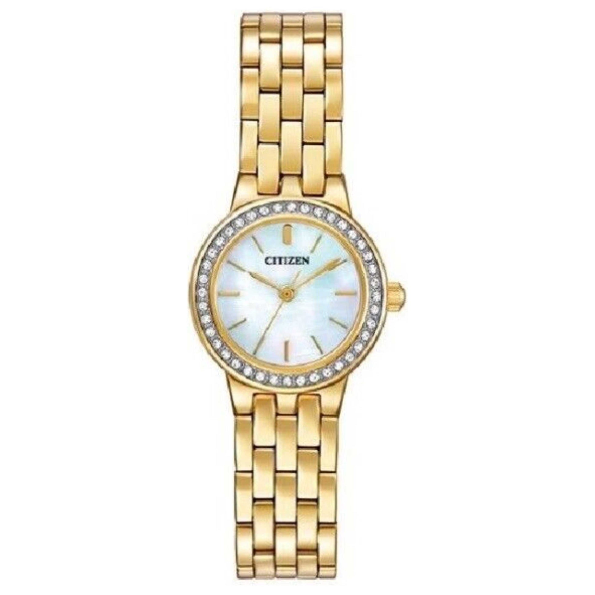 Front view of Citizen Crystal Women's Quartz Watch EJ6102-64D