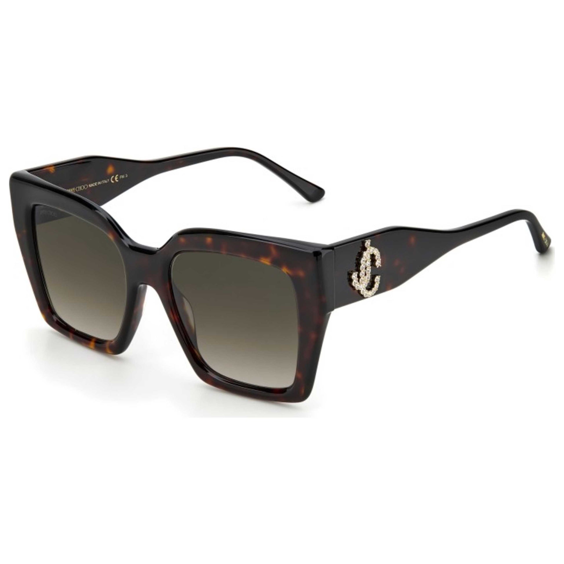 Front view of Jimmy Choo Eleni Women's Sunglasses ELENIGS-0086-HA