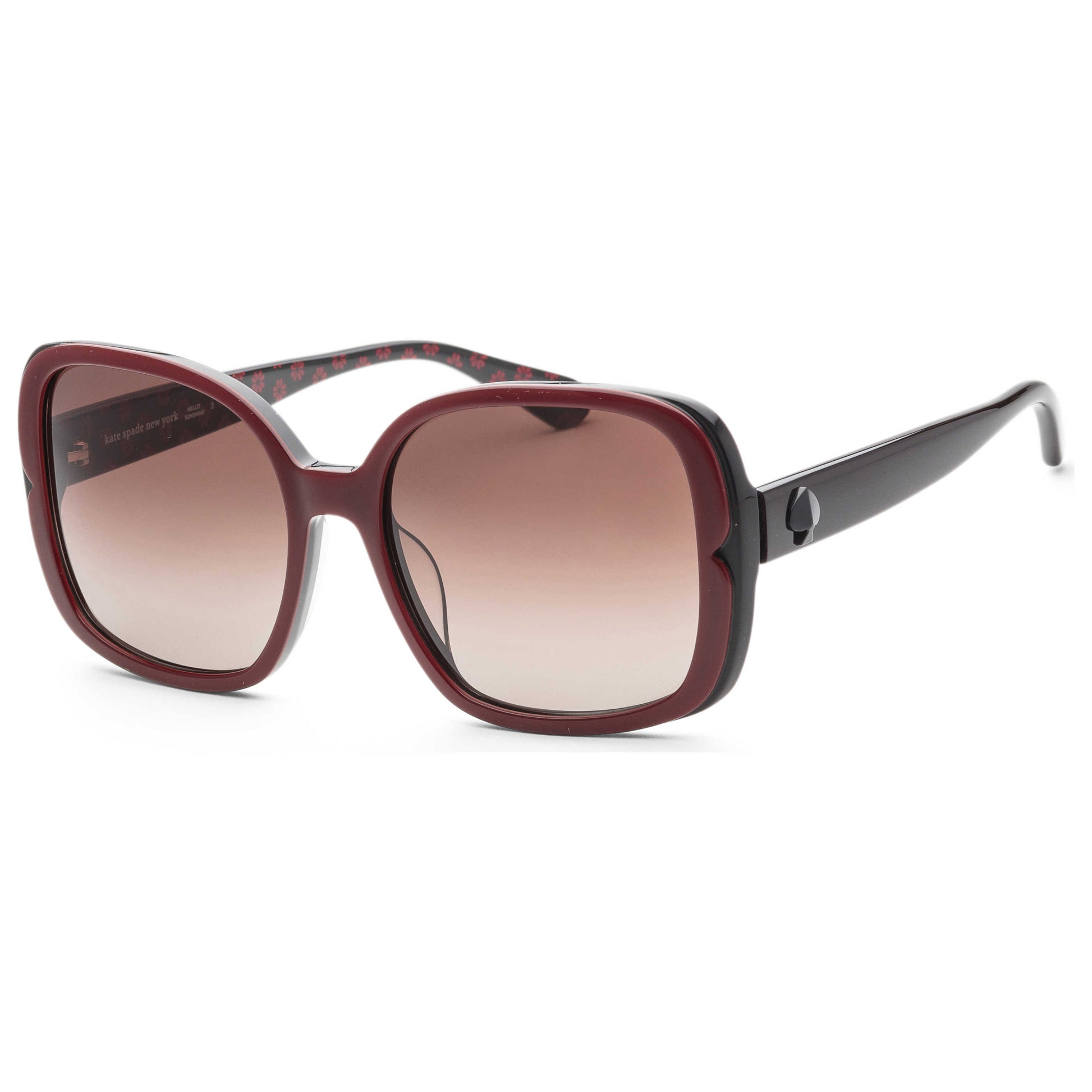 Front view of Kate Spade Elianna Women's Sunglasses ELIANNAGS-0SR8-HA