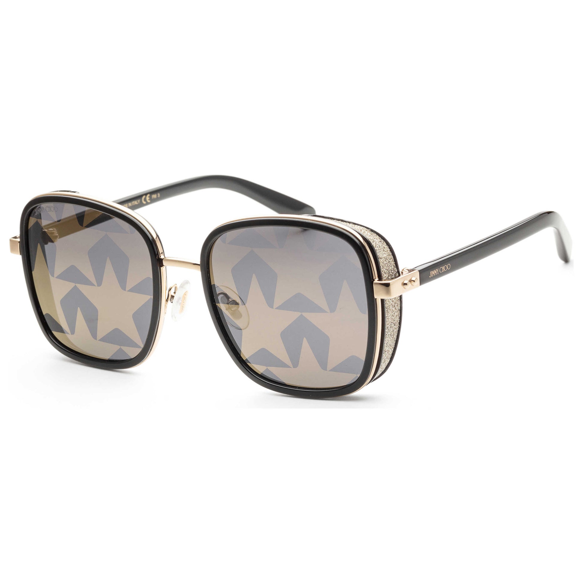 Front view of Jimmy Choo Elva Women's Sunglasses ELVA-S-02M2-54-20