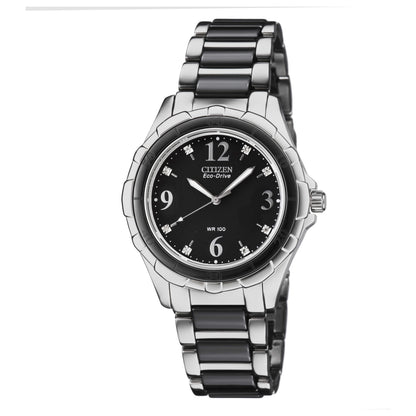 Front view of Citizen Eco-Drive Women's Solar Powered Quartz Eco-Drive Watch EM0031-56E