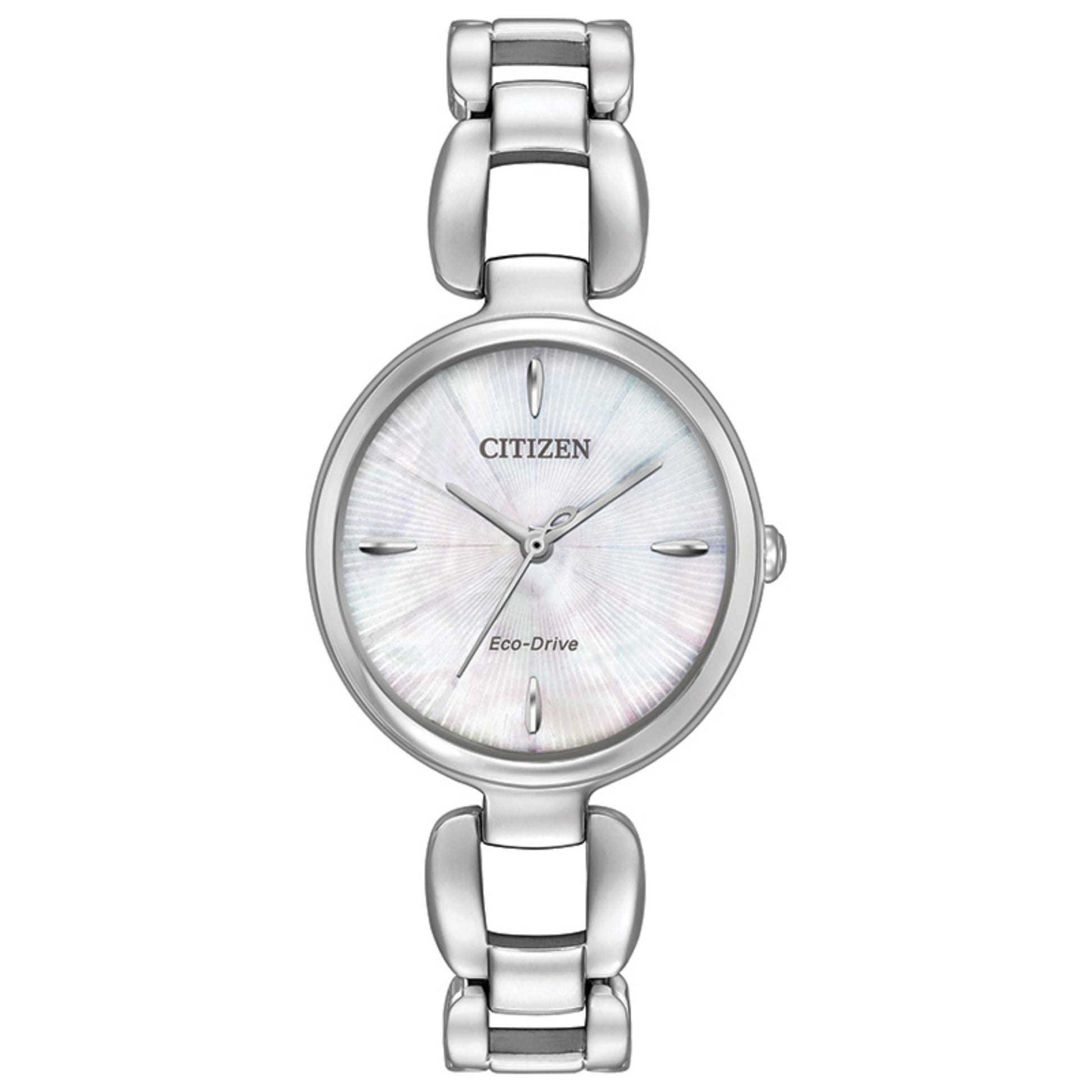 Front view of Citizen L Women's Solar Watch EM0420-54D