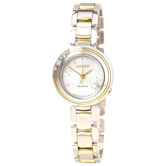 Front view of Citizen L Carina Women's Solar Powered Quartz Eco-Drive Watch EM0464-59D
